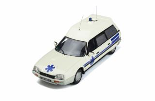 Citroën CX Break Ambulance Quasar Heuliez OttO mobile 1:18 Resinemodell (Türen, Motorhaube... nicht zu öffnen!)